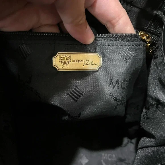 MCM Black Drawstring Bag - Picture 12 of 16